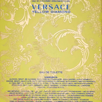 [TESTER] Versace Yellow Diamond For Women Eau de Toilette 90ml-Imported Perfumes Co-for women,TESTER,Versace,women,yellow diamond