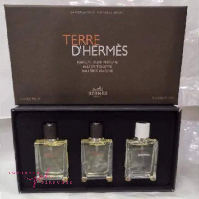 Terre D’ Hermes 3 in 1 Gift Set Perfume For Men-Imported Perfumes Co-gift set,Hermes,men,set,sets