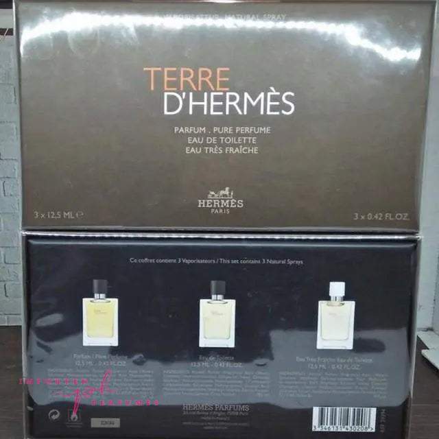 Terre D’ Hermes 3 in 1 Gift Set Perfume For Men-Imported Perfumes Co-gift set,Hermes,men,set,sets